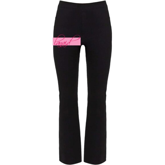 Spanx Polished Kick Flare Classic Black Ponte High-Rise Waist Trousers Slacks 2X - Picture 9 of 13